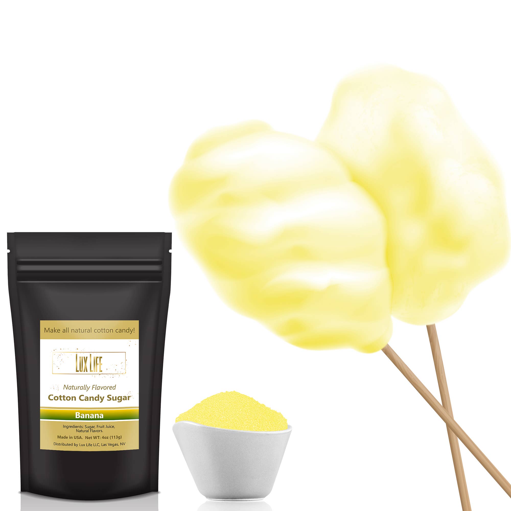 Lux Life - Vendita all'ingrosso Zucchero filato - Zucchero filato naturale Lux Life10