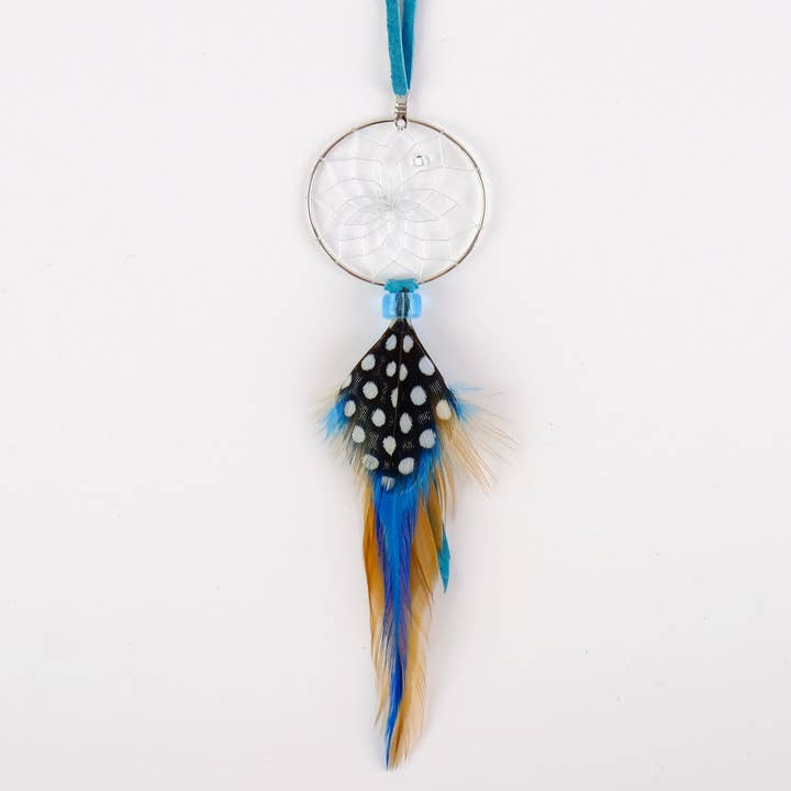 1.5" Turquoise Dream Catcher for wholesale by Monague Indigenous Crafts & Gifts