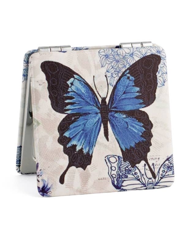 Blå Sommerfugl Rejsespejl for engroshandel hos Value Arts