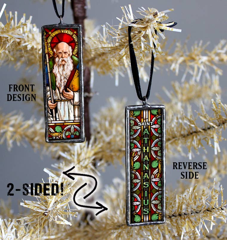 Homestyle Charlie - Wholesale Ornament - Religious Saint Athanasius Ornament Charm1