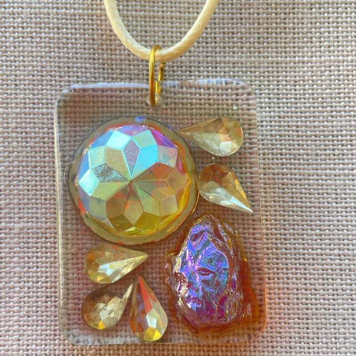 Iridescent Vibes Pendant for wholesale by Retro Ruby Jewels