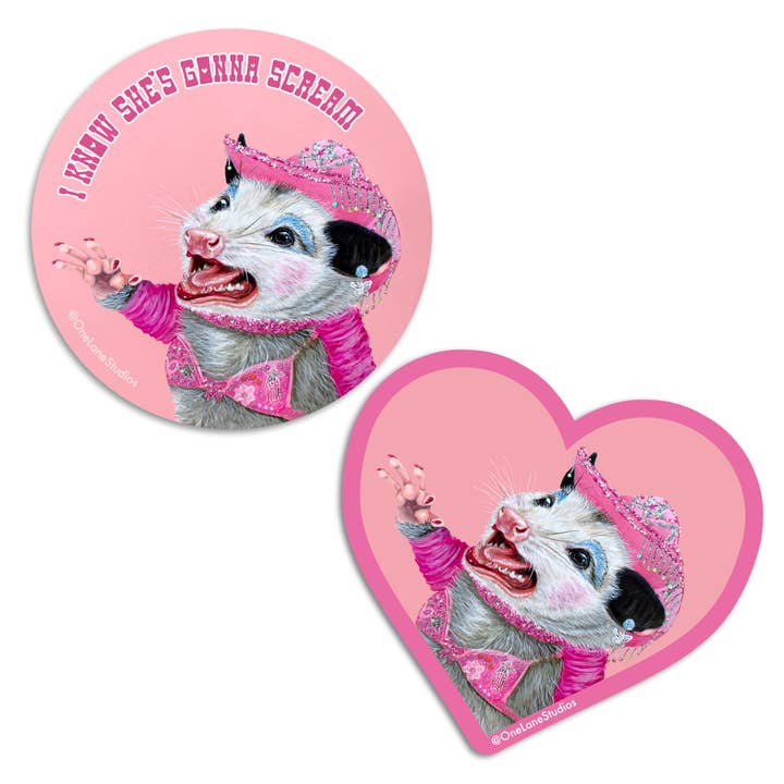 Pink Possum Club Vinyl klistermærker for engroshandel hos One Lane Studios