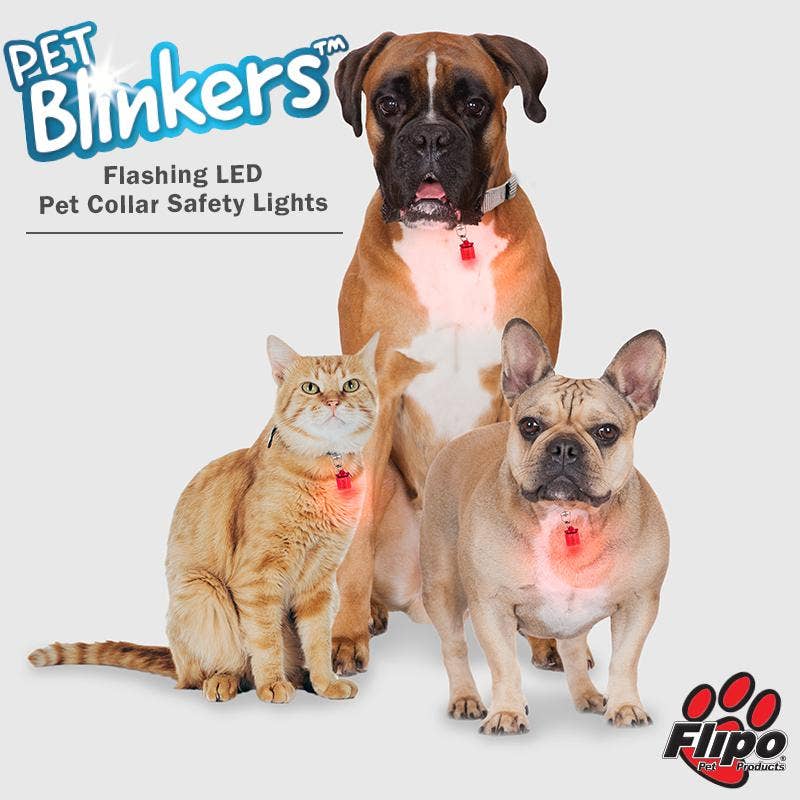Flipo Group, Ltd. – wholesale Pet collar – Dog – Pet Blinkers™ Large Breed Pet Safety Light - 20 pc. display2