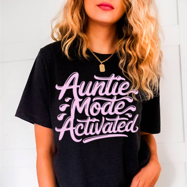 PB-3151. Auntie Mode Graphic Tee for wholesale by Polar bee
