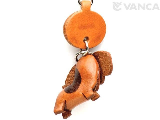 VANCA CRAFT - Wholesale Keychain - Unisex - Beagle Leather Dog Pet Handmade Keychain Bag Charm Accessory2