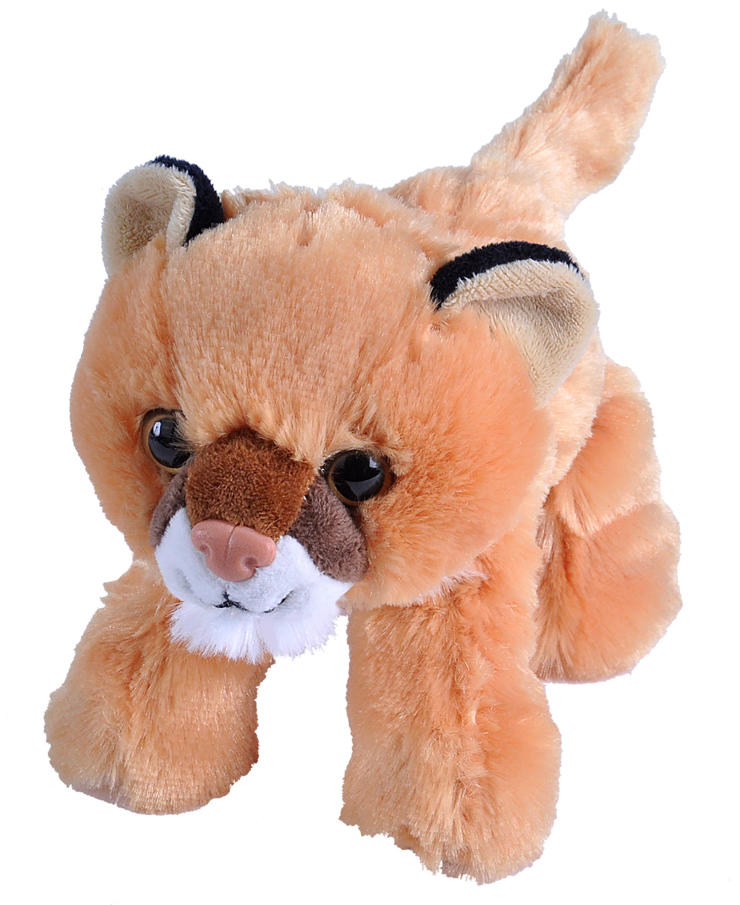 Wild Republic - Wholesale Stuffed/Plush Toy - Kids & Baby - Hug'Ems-Mini Mountain Lion Stuffed Animal 7"0