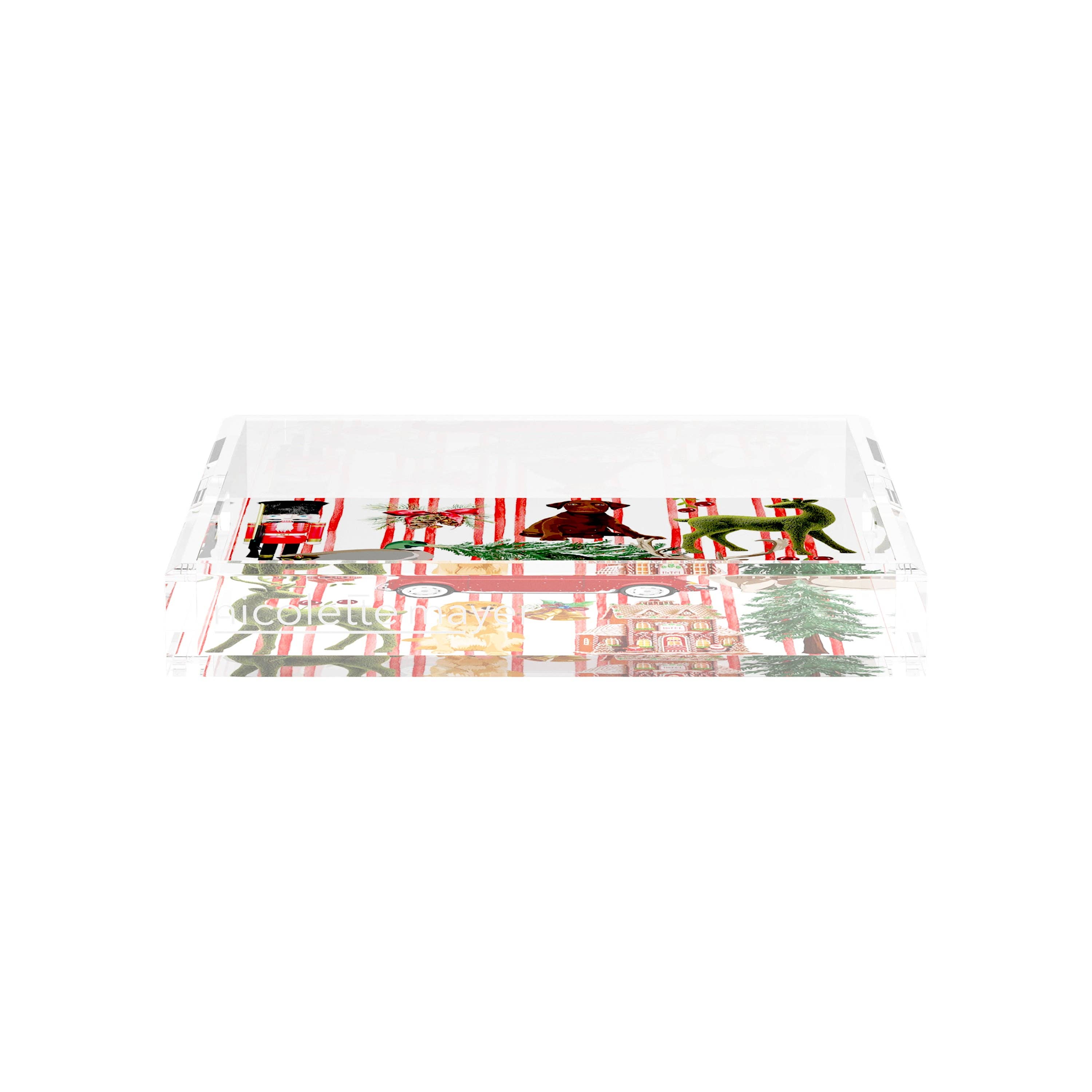 Nicolette Mayer Collection - Wholesale Decorative Tray - Ultimate Christmas Acrylic Square Decorative Tray19