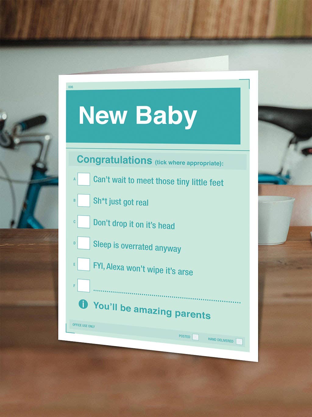 Brainbox Candy - Wholesale Baby Card - Sale Funny New Baby Card1