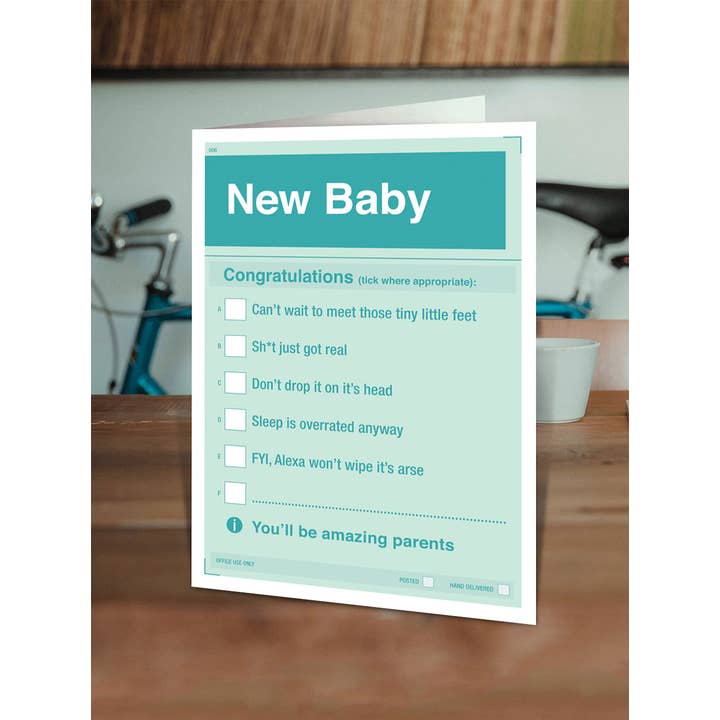 brainbox candy - Wholesale Baby Card - Sale Funny New Baby Card1