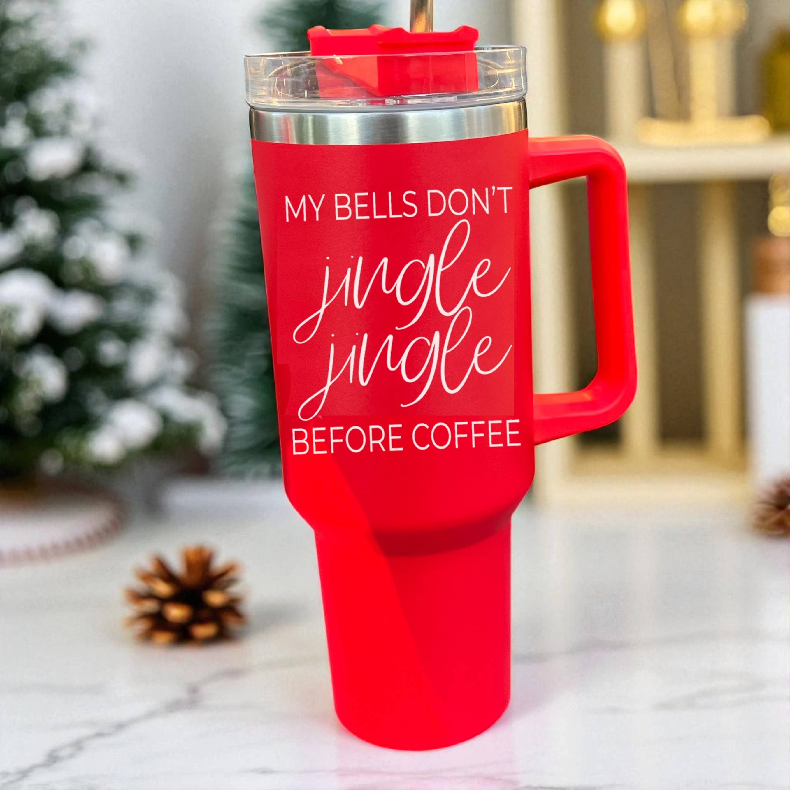 Gia Roma - Wholesale Insulated Mug/Tumbler - Funny Christmas Gift for Mom, 40oz Holiday Tumbler w/ handle68