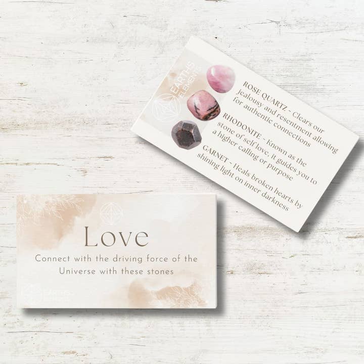 Earths Elements Wholesale - Wholesale Beaded Bracelet - Intentions Bracelet Love 4mm.2