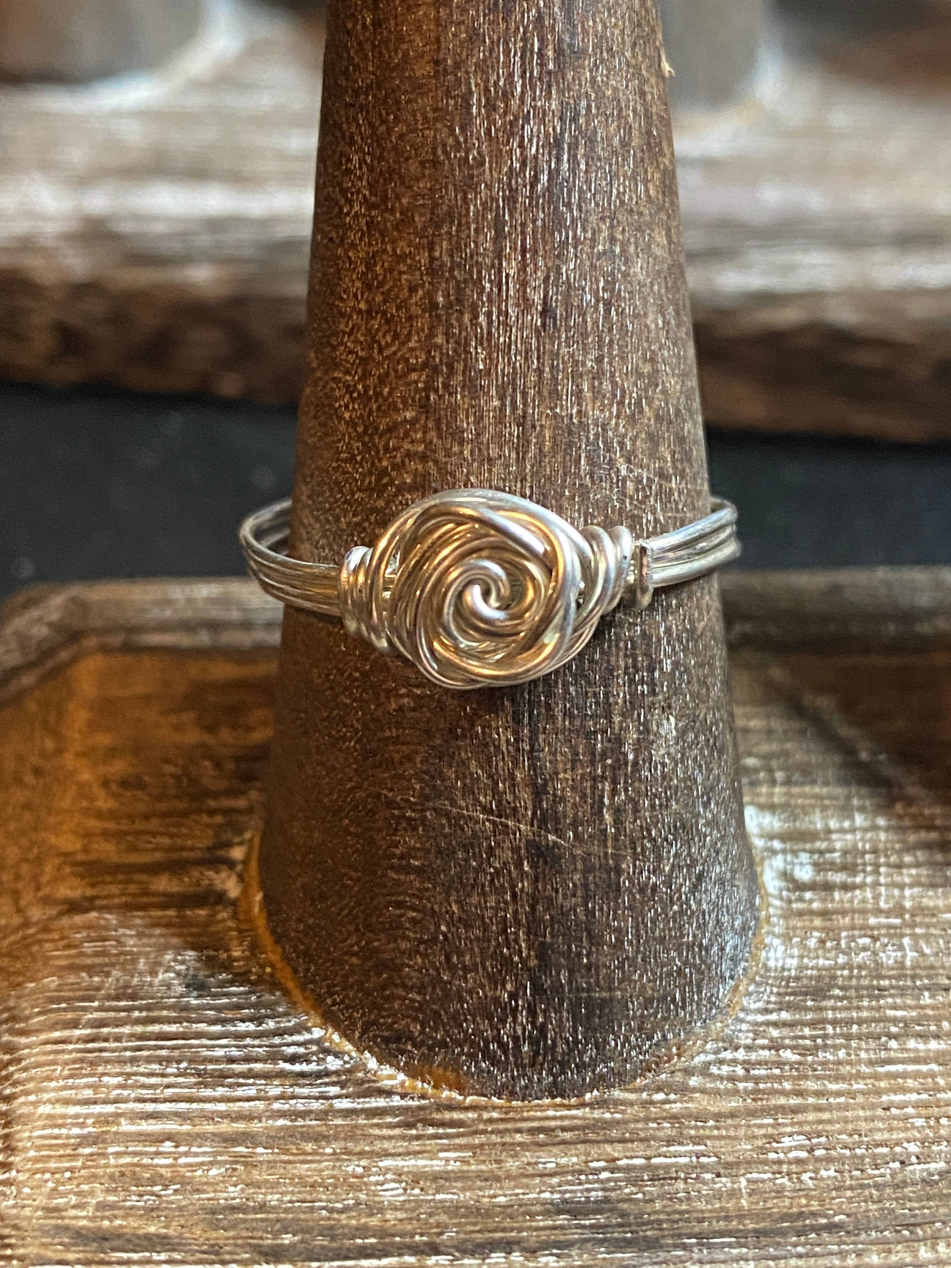 SoulSpireStudio - Wholesale Band/Stacked Ring - Petite Rose Ring1