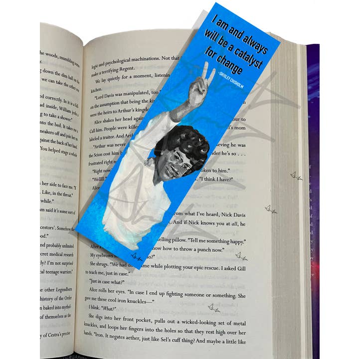 Marcadores de Livros Laminados de História Negra - Shirley Chisholm por atacado de Anita’s Art