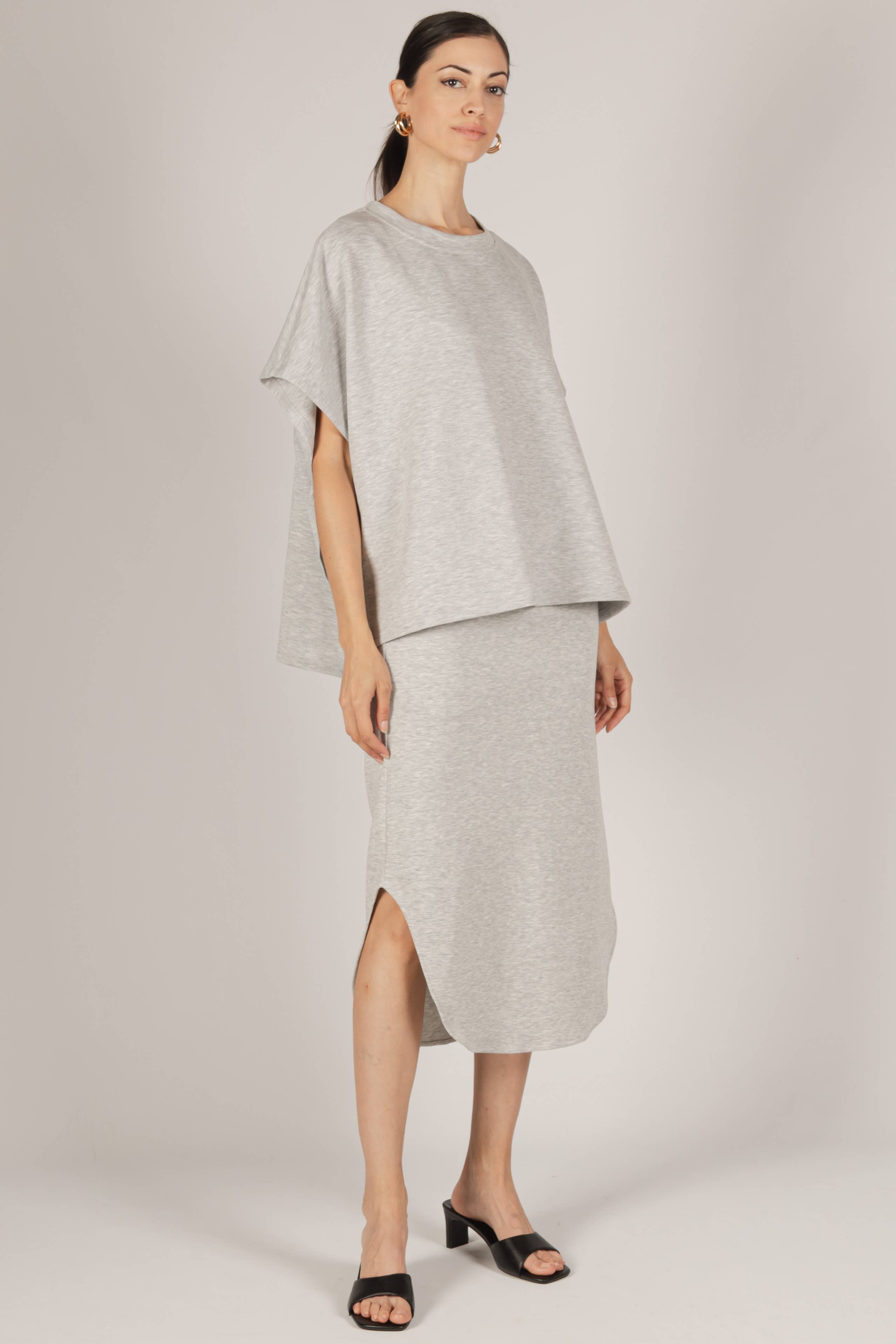 P. CILL - Vendita all'ingrosso Gonna - Donna - Gonna midi in modal Butter P. CILL9