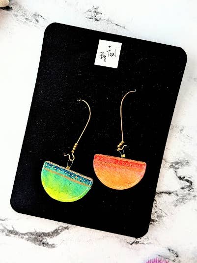 Solemare-Lightweight Reversible Statement Earrings for wholesale by By Taal
