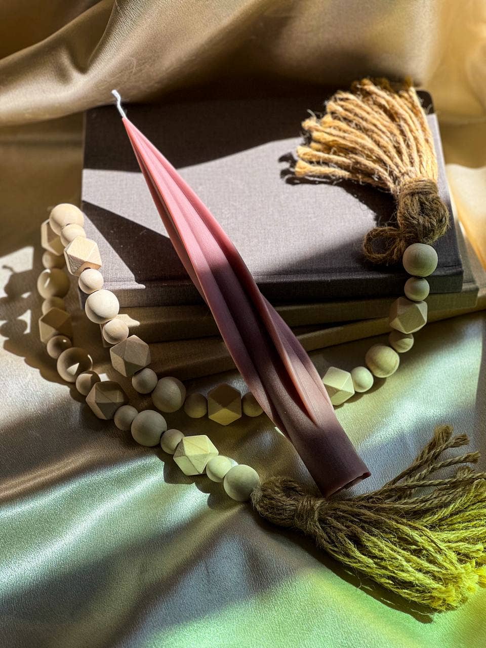 Agaboo Candle – Vela/castiçal cónico por atacado – Vela Espiral Alta 9,5x1 1/8 pol.6