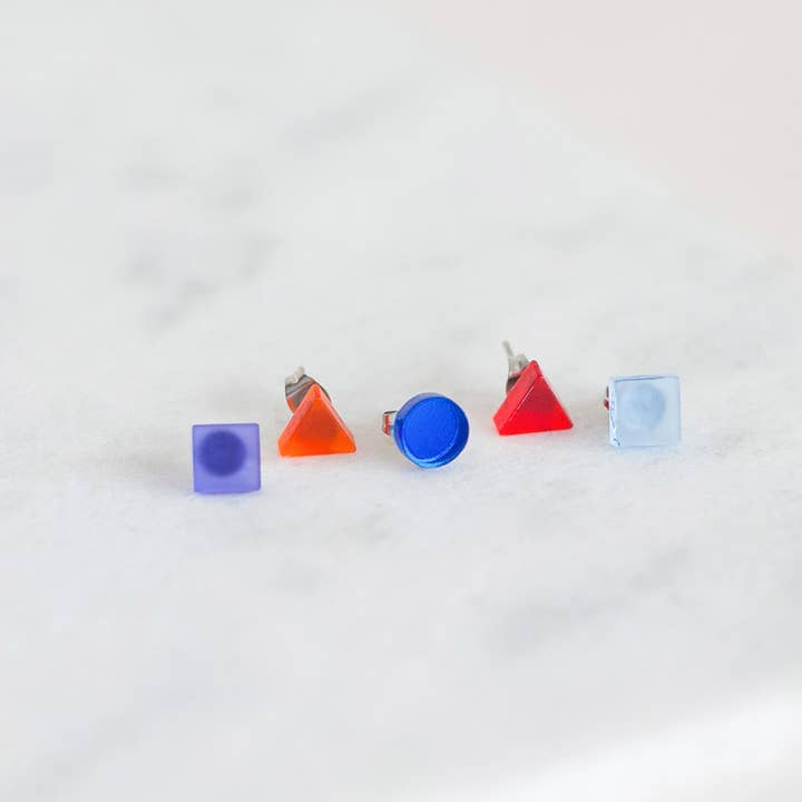 Basic - Set mini orecchini (5) - Palette colorata per la vendita all'ingrosso da parte di Pamela Coromoto