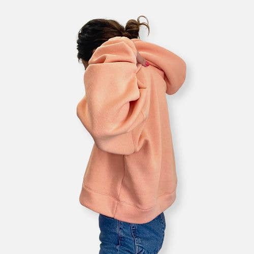 Moletom cropped oversized por atacado de 15:45