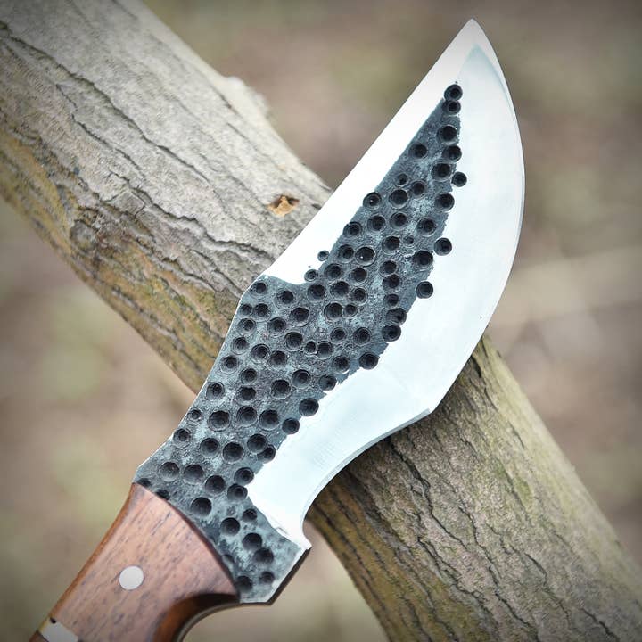 Deer Edge - Wholesale Pocket Knife/Holder - 10" Bushcraft Tracker Knife with Leather Sheath for men2