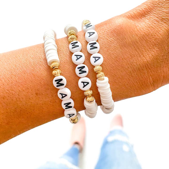 Savvy Bling - Wholesale Beaded Bracelet - Mama Heishi Bracelets