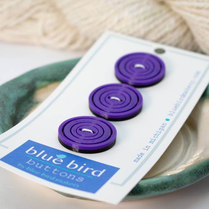 Blue Bird Makery - Wholesale Sewing Button/Snap - 25mm Circles Buttons6
