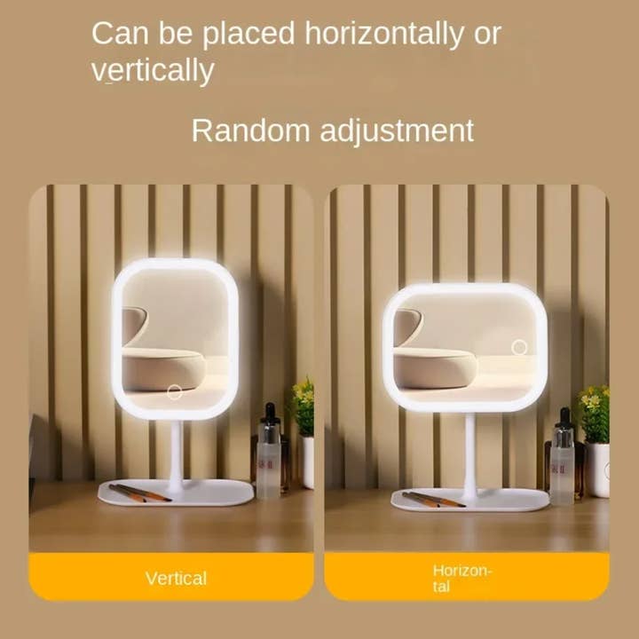 GulleeGadgets - Wholesale Vanity mirror - Modern LED Vanity Mirror with 3-Color Touch Lighting3