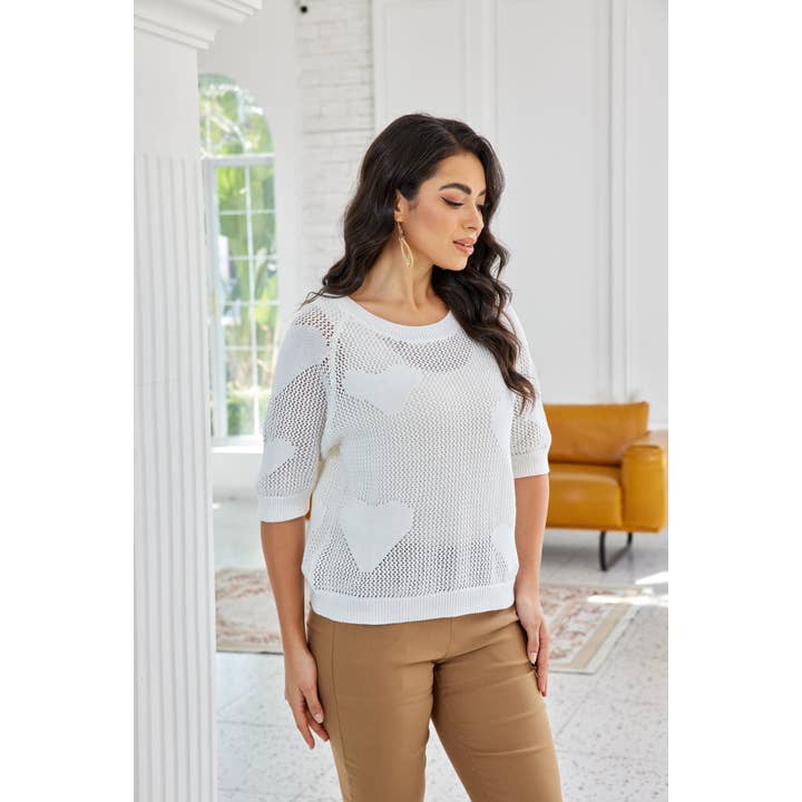 Heartloom Crochet Top for wholesale by Orange Fashion Village