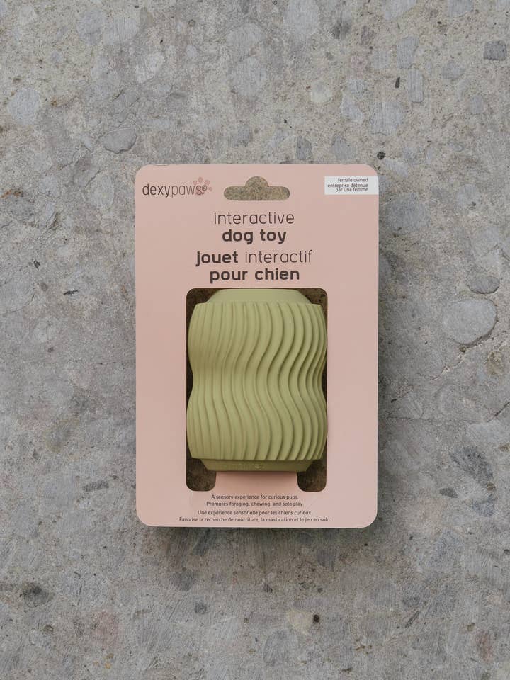 Sage Green Aggressive Teething Toy for wholesale by dexypaws