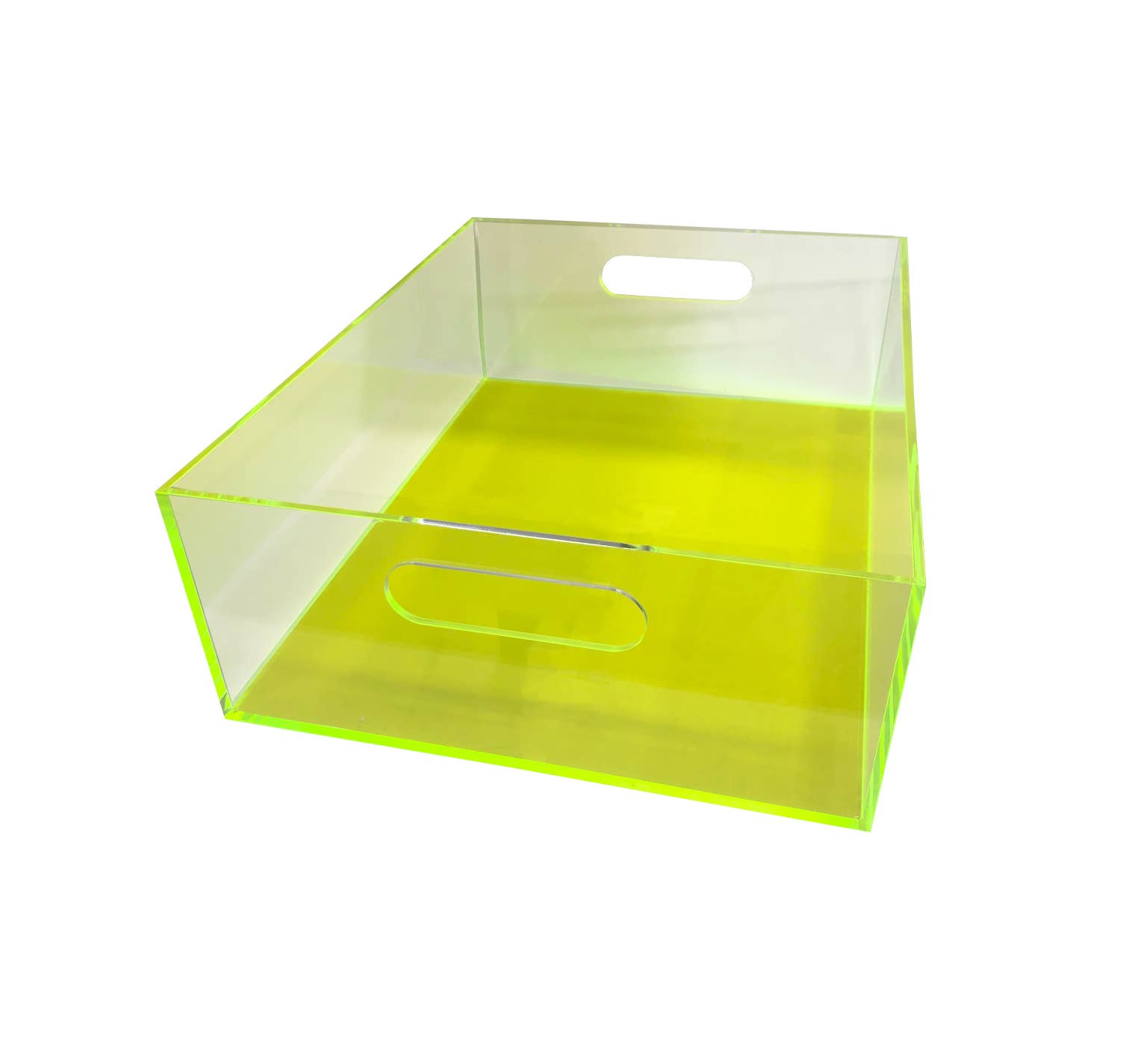 Decorium Living – wholesale Skrivbordsorganisatör – Neonfärgad förvaringsbox i lucite6