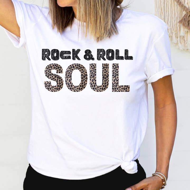 Rock 'n' Roll Soul T-Shirt für den Großhandel von Bar B Tees