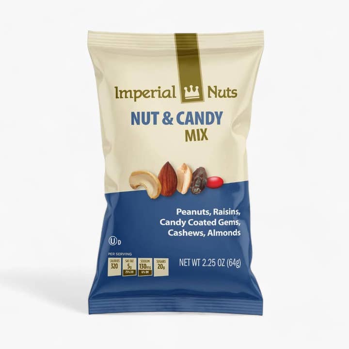 L&F Universal Goods - Wholesale Trail Mix - Nut & Candy Blend 18/2.25Oz0