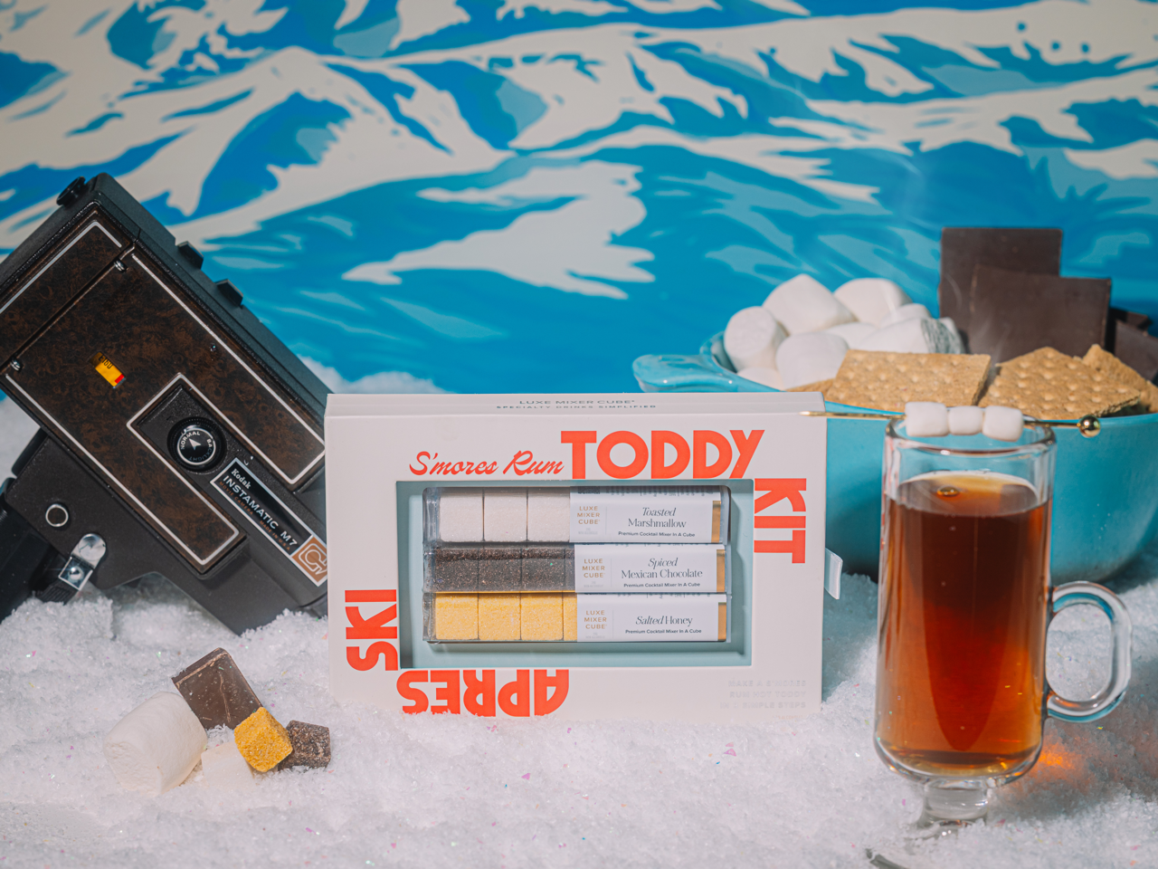TEASPRESSA | LUXE Mixer Cube - Wholesale DIY drink kit - Apres Ski - S'Mores Rum Toddy Kit2