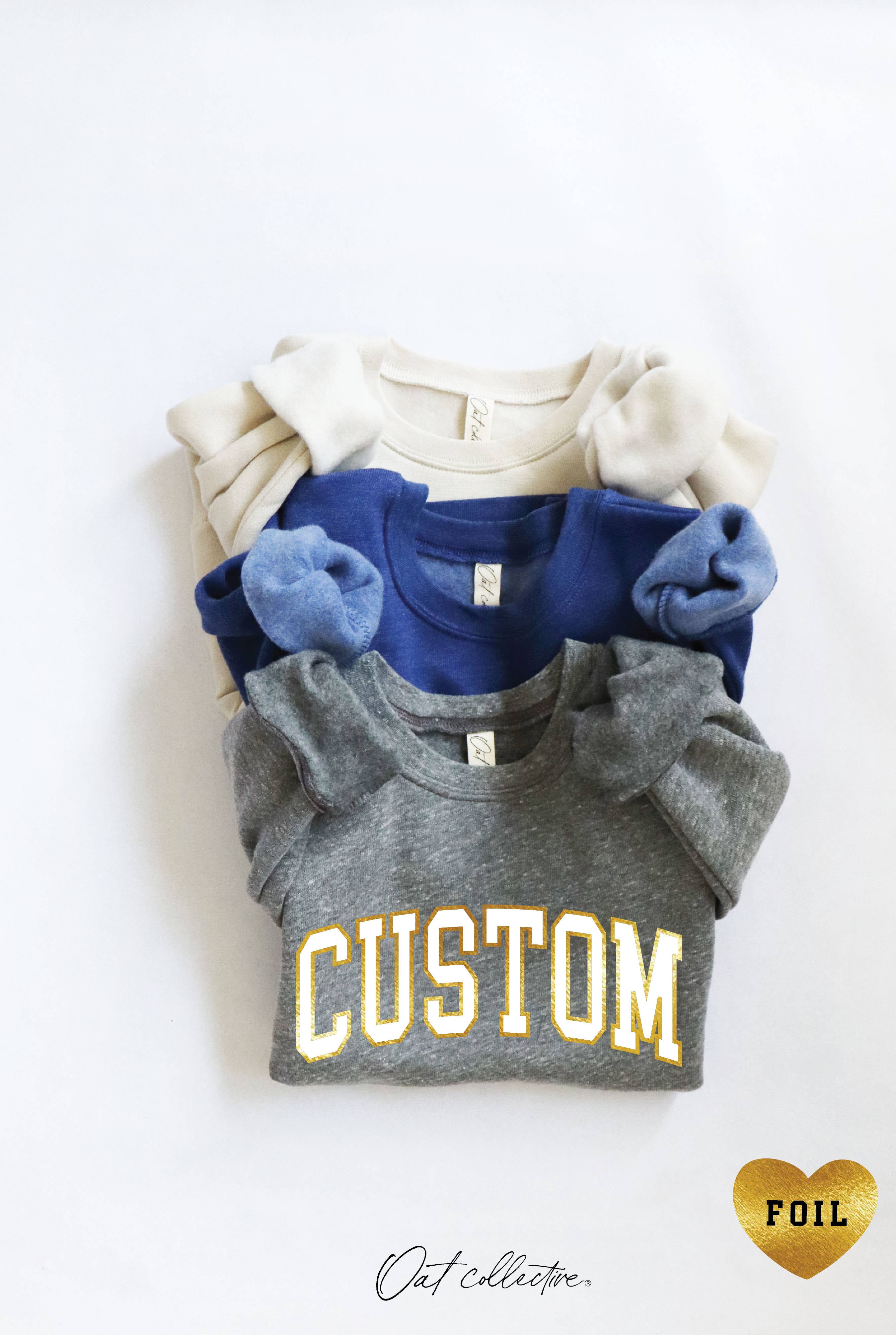 OAT COLLECTIVE - Vente Sweat-shirt – enfant - Sweat-shirt graphique CUSTOM FOIL pour tout-petits4