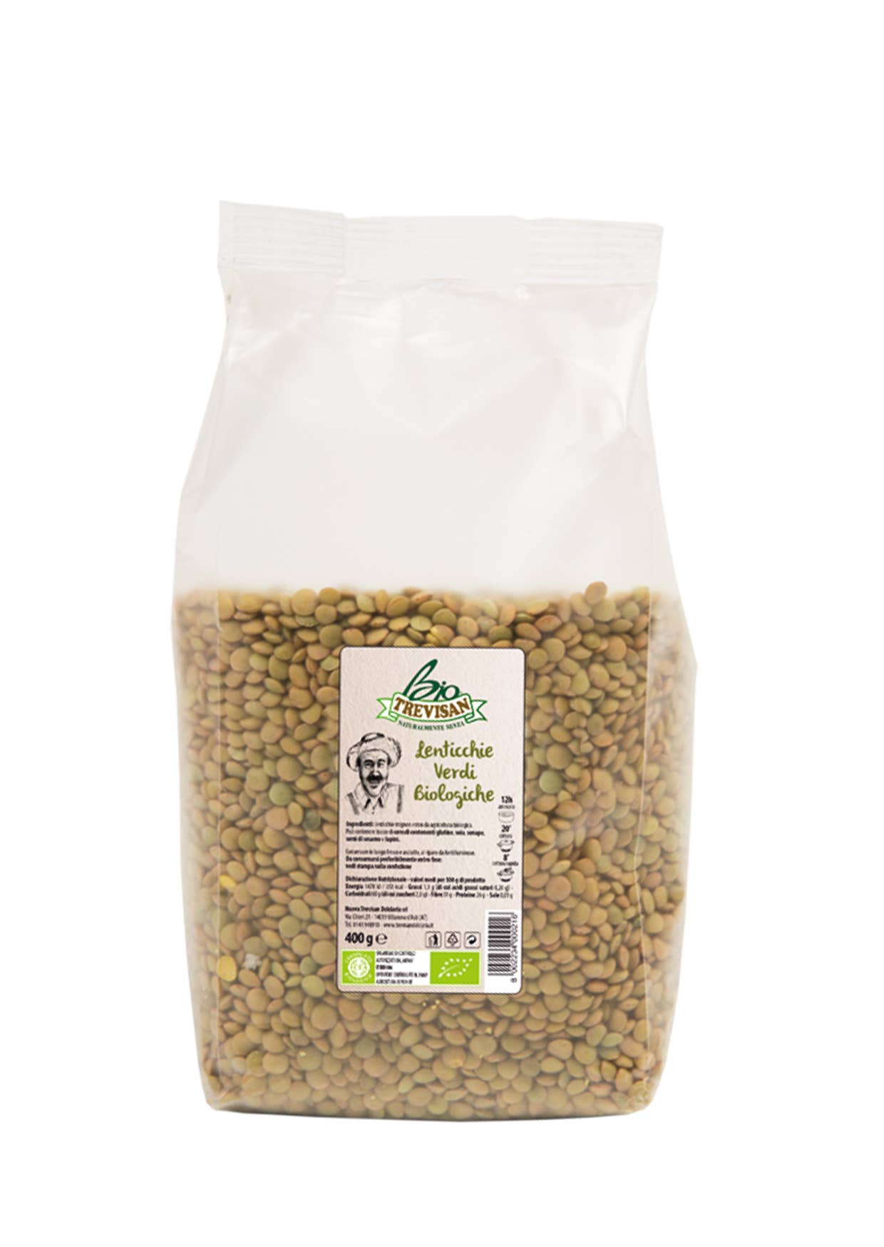 Trevisan - Wholesale Beans - Organic Dried Green Lentils0