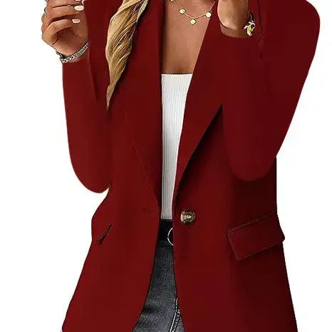 safistyle - Wholesale Blazer - Women's - Long Sleeve Solid Color Cardigan, Women's Petite Blazer Jack0