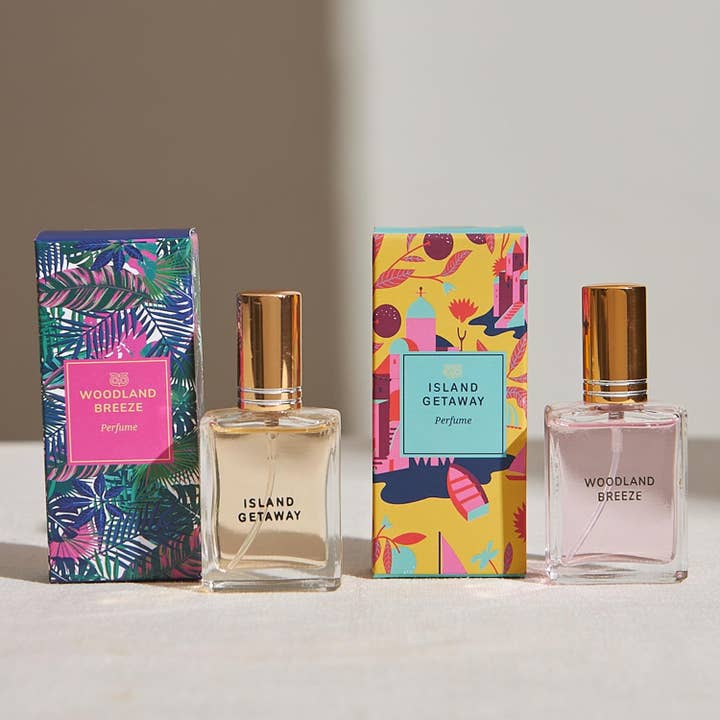 Parfum de voyage Woodland Breeze & Island Getaway pour la vente par Chumbak