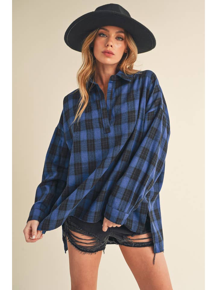 AEMI + CO - Wholesale Button Down Shirt - Women's - 8208CN Tamra Shirt 18