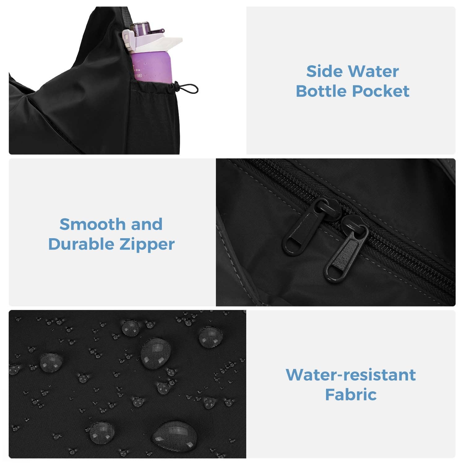 wandf - Vendita all'ingrosso Sacca da viaggio - Donna - Borsa a tracolla da palestra per il weekend con tasca umida5