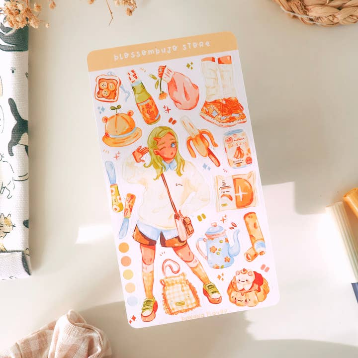 Stickersheet - Banana Flavor for wholesale by BlossomBujo Store