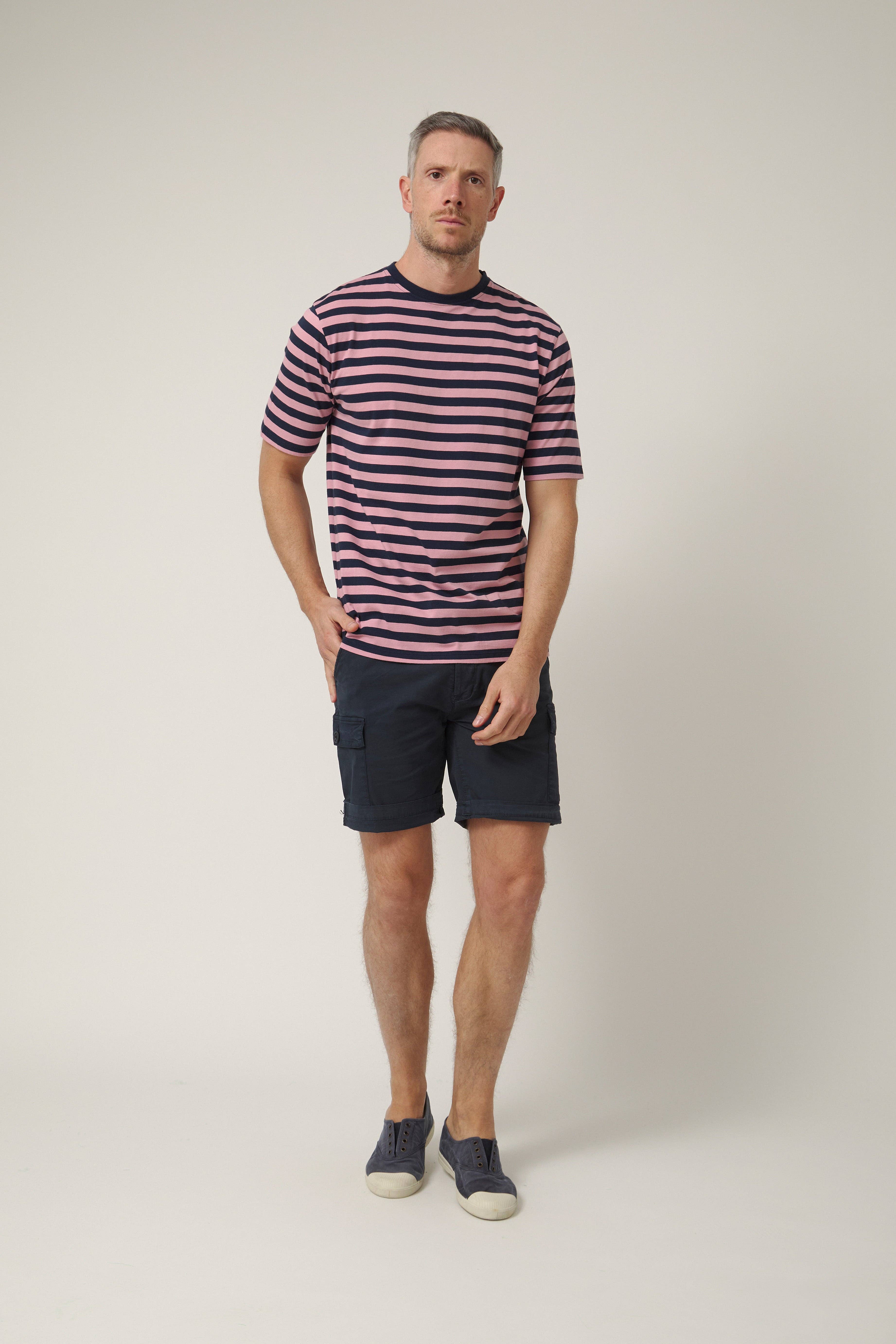 ALTONADOCK - Wholesale T-Shirt - Women's - Pink Striped T-shirt4