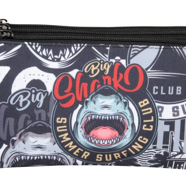 PERONA BAGS - Wholesale Pencil Case/Pouch - Triple Shark Perona 58355 Pencil Case