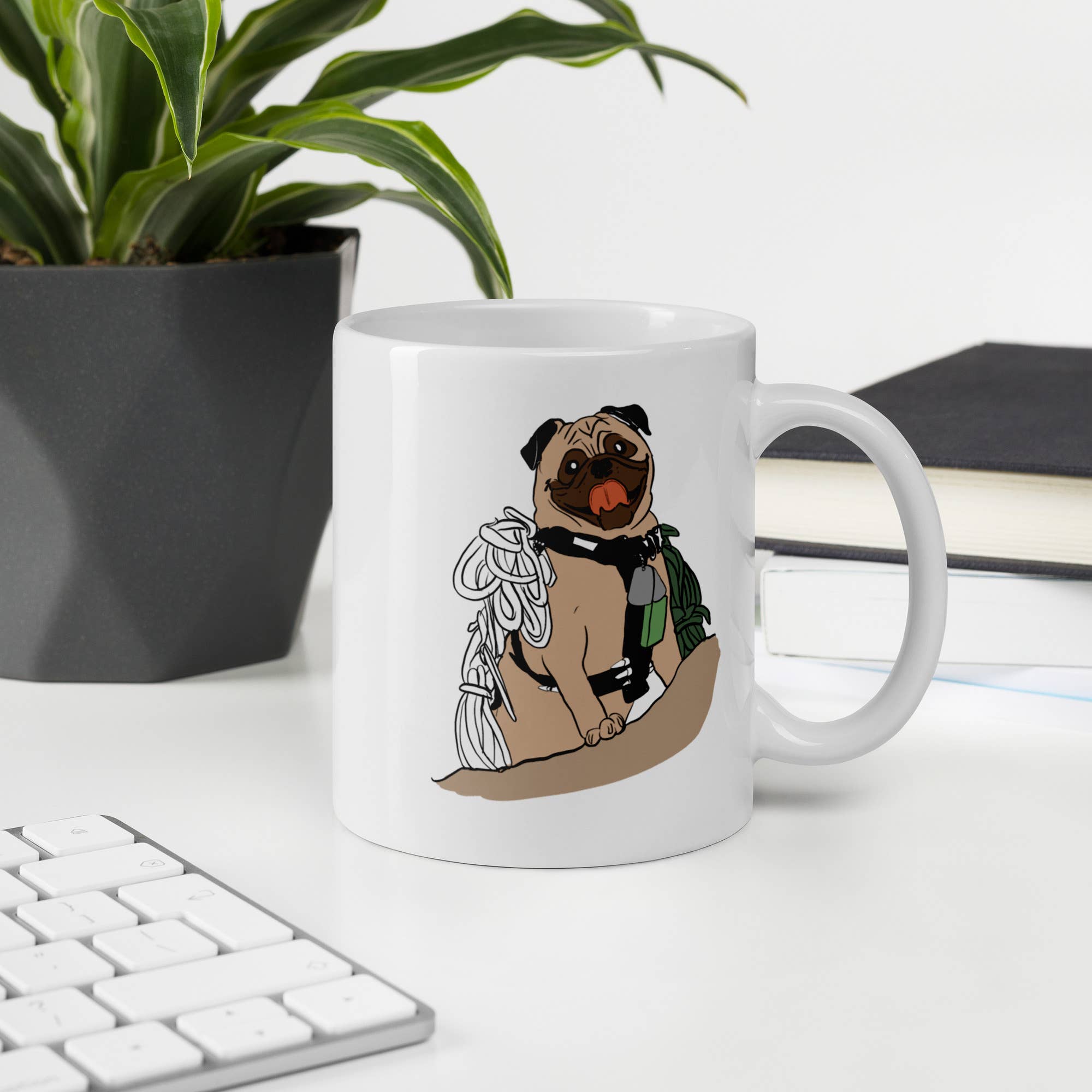 Club No-Kill 2027 Coffee Mugs - Wholesale Coffee Mug - Vinny the Pug Coffee Mugs                     16