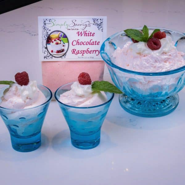 White Chocolate Raspberry Dessert Mix for wholesale by Simply Savory