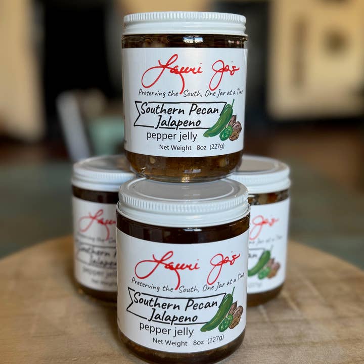 Fourth and Cherry Foods – wholesale Jam/jelly – Lauri Jo's Southern Pecan Jalapeno Pepper Jelly2