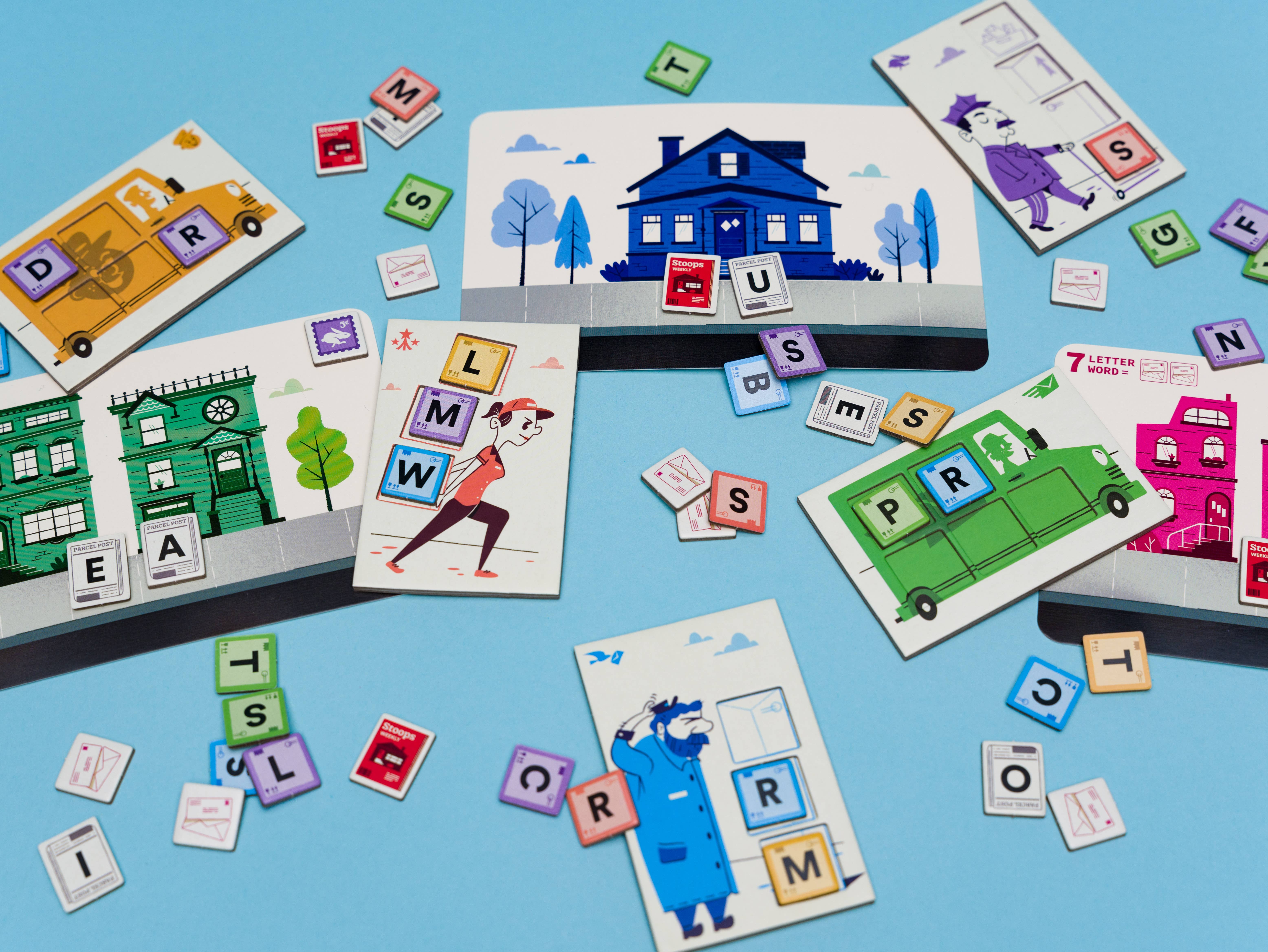 Atlas Games - Venta al por mayor Juegos de mesa - Alphabet Stoop - Un juego de construcción de palabras para toda la familia2