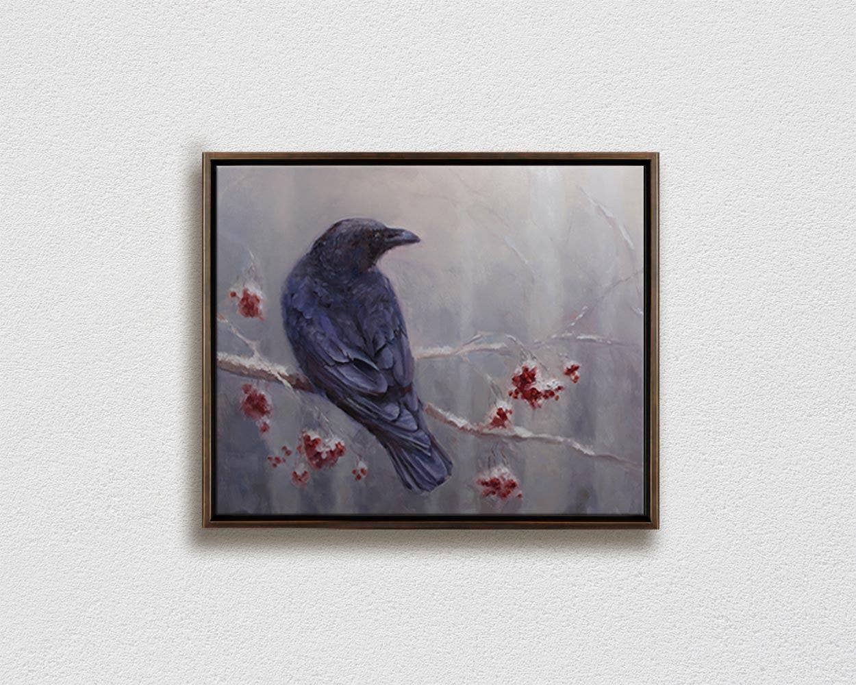Whitworth Gallery - Wholesale Painting/Drawing - Winter Raven Painting on Canvas5