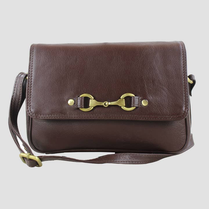 REMOVED BRAND – wholesale Shoulder bag – women's – Isla Shoulder Bag with Snaffle in Brown