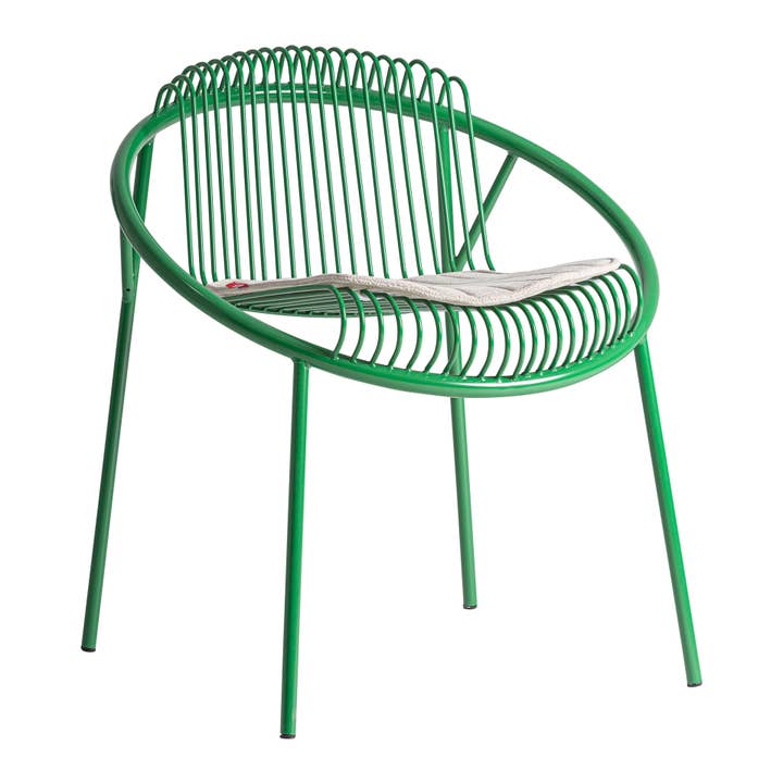 Conjunto de 2 Cadeiras em ferro cor verde, de 67x62x74cm por atacado de Kodu Home Design