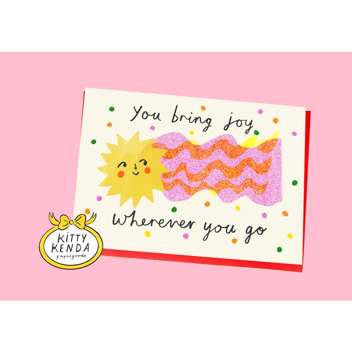 Kitty Kenda Papergoods - Wholesale Everyday greeting card - You Bring Joy Star Greeting Card