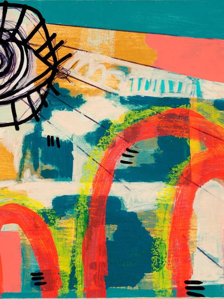 Fine Art Giclée-Druck "Eye Pop" für den Großhandel von Art by Ashley Reynolds